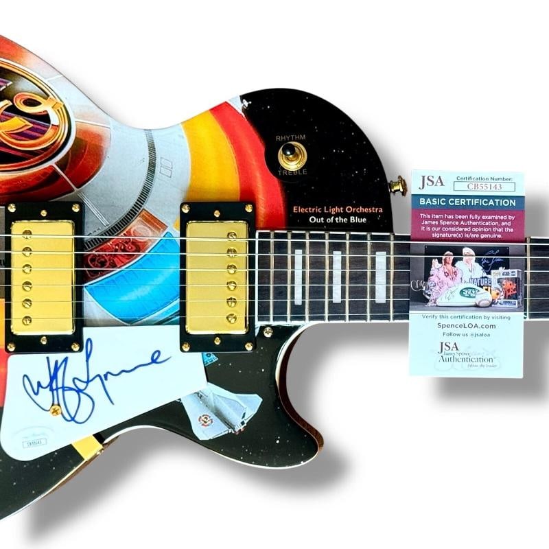 Jeff Lynne Signed Custom Guitar (JSA COA) - 2