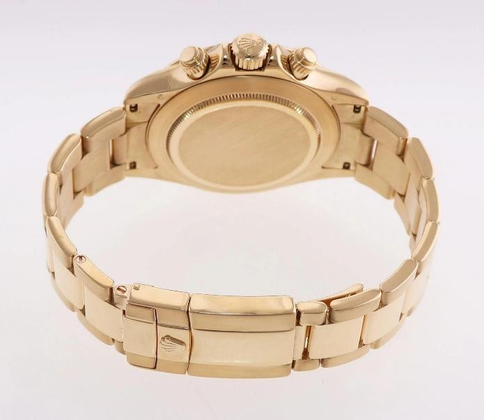 MINT Rolex Daytona 116528 Black Paul Newman Cosmograph Yellow Gold Watch Box - 6