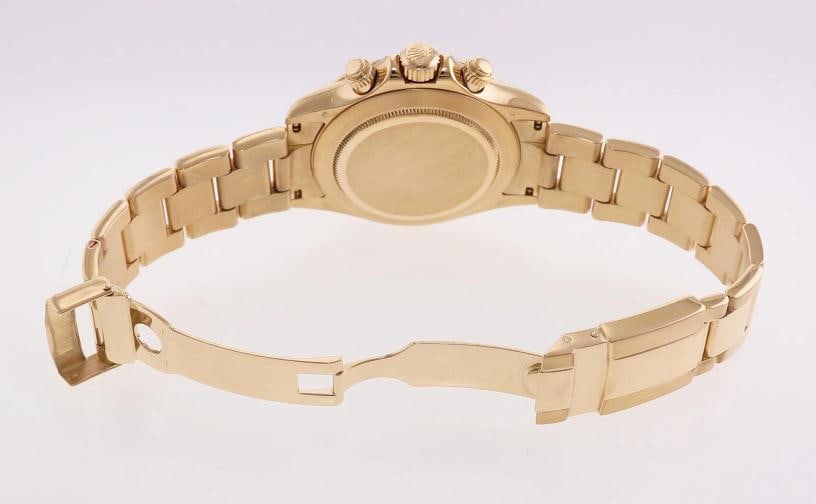 MINT Rolex Daytona 116528 Black Paul Newman Cosmograph Yellow Gold Watch Box - 7