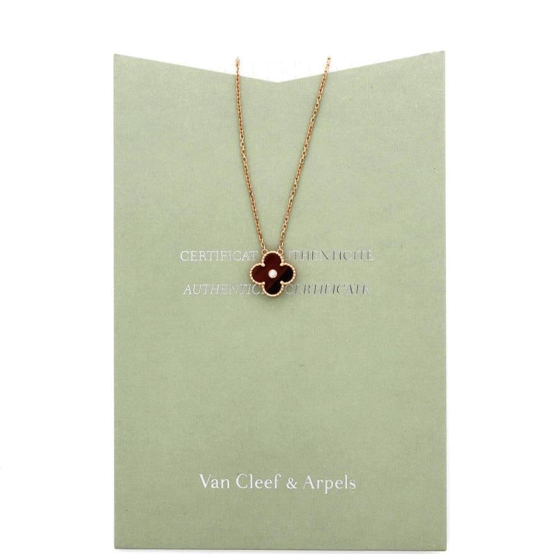 Van Cleef & Arpels Vintage Alhambra Pendant Necklace Limited Edition 18K Rose - 2