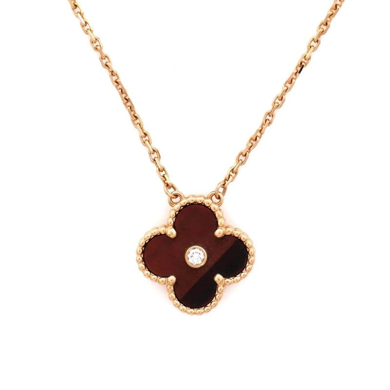 Van Cleef & Arpels Vintage Alhambra Pendant Necklace Limited Edition 18K Rose - 4