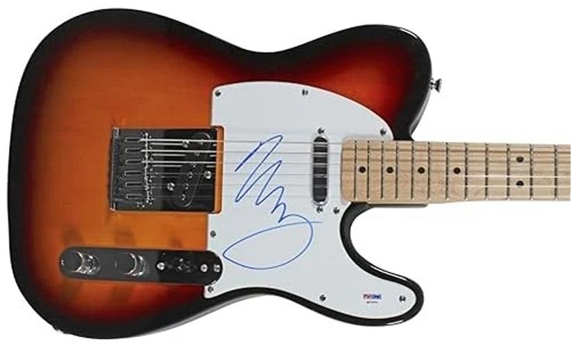 Neil Young Authentic Signed Fender Squier Telecaster Electric Guitar PSA - 6