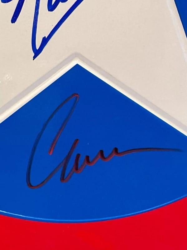 STAN LEE CHRIS EVANS Signed Autograph Captain America Shield JSA - 3