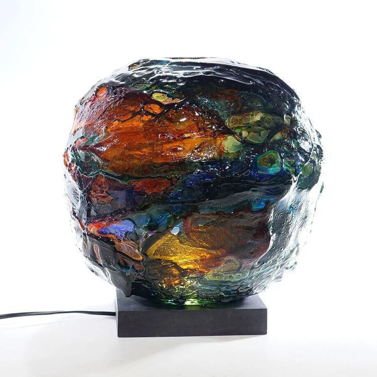 Large Spherical Vase Geacolor by Gae Aulenti for Venini, Murano, 1997 - 5