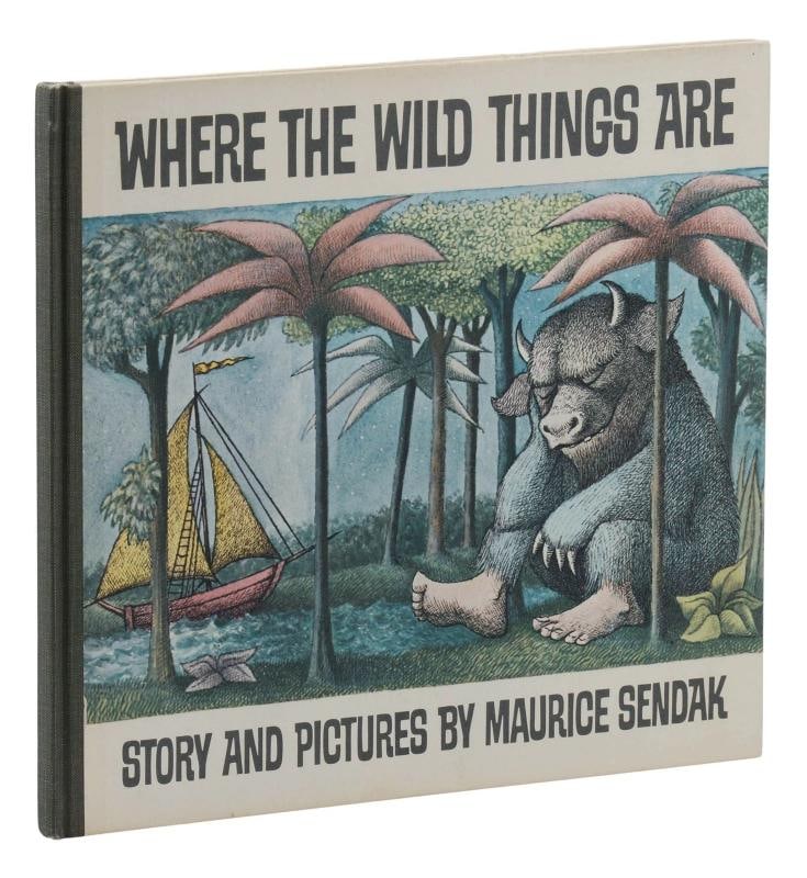 Where the Wild Things Are ~ MAURICE SENDAK ~ First Edition ~ 1st Printing 1963 - 3