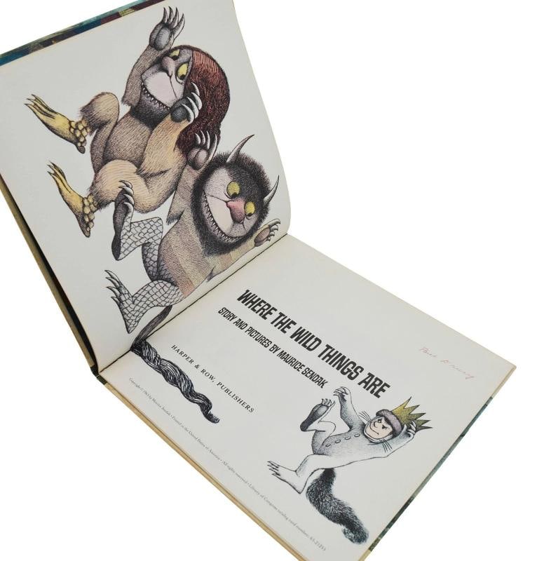 Where the Wild Things Are ~ MAURICE SENDAK ~ First Edition ~ 1st Printing 1963 - 5