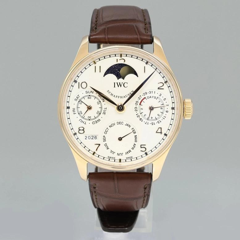 PAPERS IWC Perpetual Calendar 42mm Rose Gold W502213 Watch Box/Papers - 2