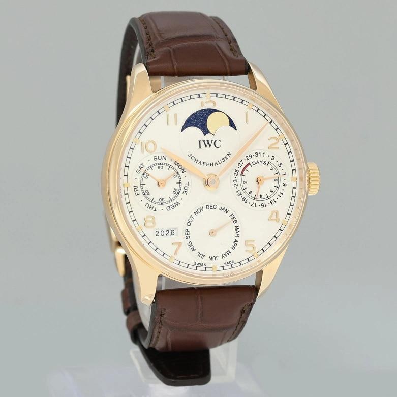 PAPERS IWC Perpetual Calendar 42mm Rose Gold W502213 Watch Box/Papers - 3
