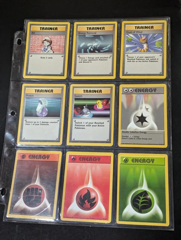 COMPLETE BASE SET POKEMON CARDS 102/102 IN EXC/NEAR MINT CONDITION HIGH GRADE!!! - 13