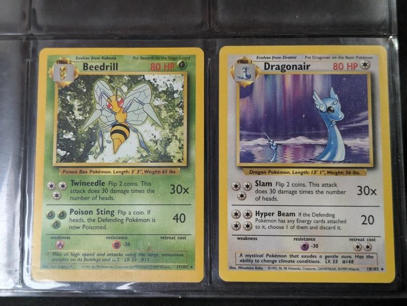 COMPLETE BASE SET POKEMON CARDS 102/102 IN EXC/NEAR MINT CONDITION HIGH GRADE!!! - 4
