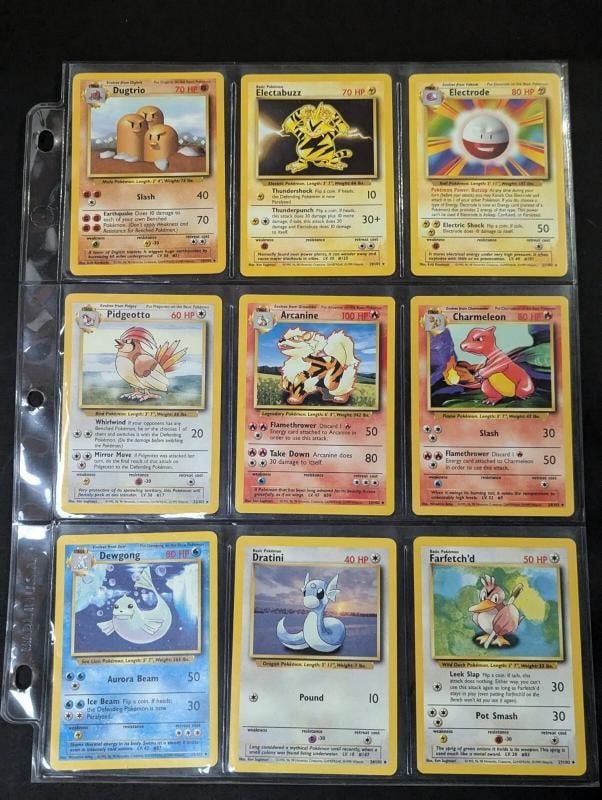 COMPLETE BASE SET POKEMON CARDS 102/102 IN EXC/NEAR MINT CONDITION HIGH GRADE!!! - 5