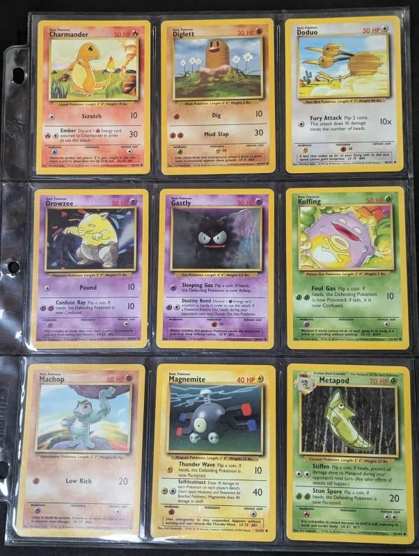 COMPLETE BASE SET POKEMON CARDS 102/102 IN EXC/NEAR MINT CONDITION HIGH GRADE!!! - 8