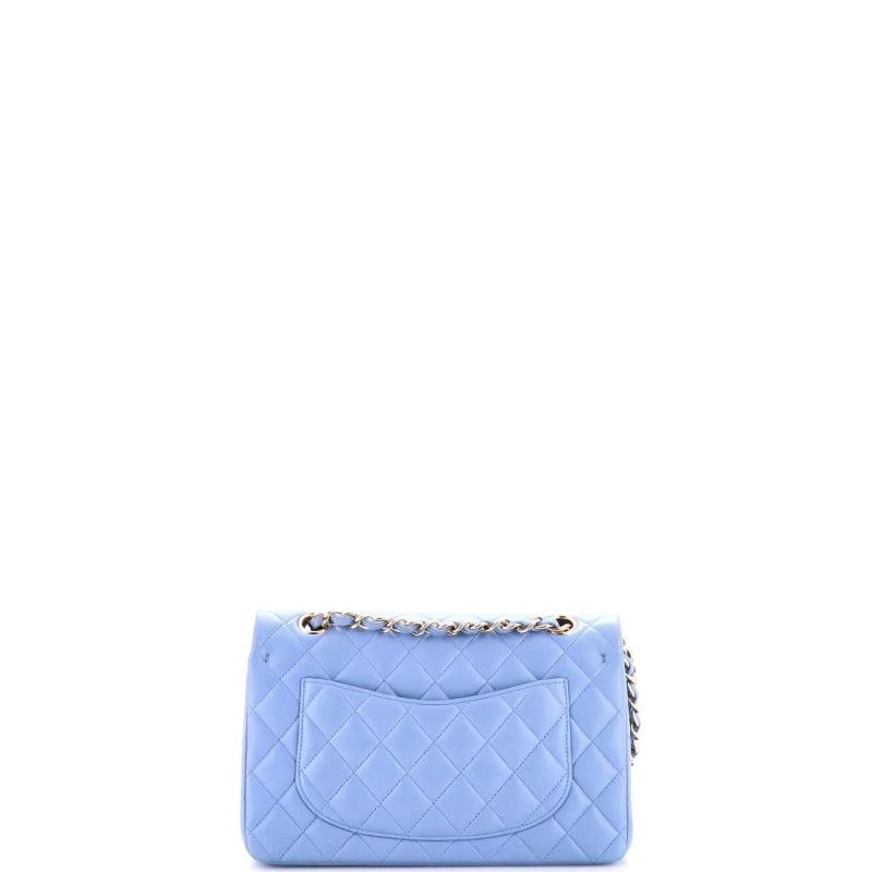 Chanel Classic Double Flap Bag Quilted Lambskin Small - 3