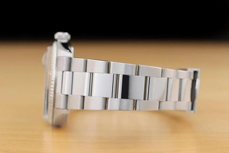 ROLEX DATEJUST 1601 BLACK DIAL 18K WHITE GOLD STAINLESS STEEL OYSTER WATCH - 5