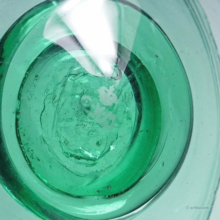 Very large Vetro Soffiato Centerpiece by C.V.M. Pauli & Cia. Murano - 8