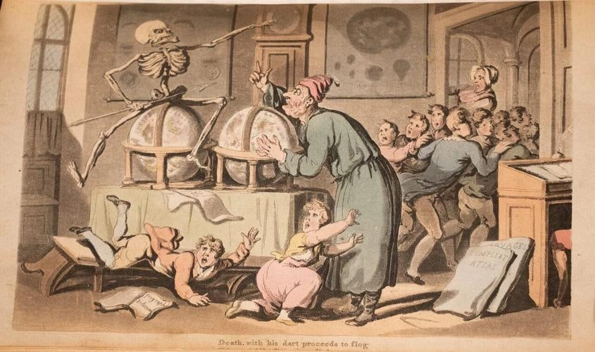 Thomas Rowlandson William Coombe / ENGLISH DANCE OF DEATH 1st Edition 1815 - 16