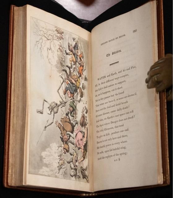 Thomas Rowlandson William Coombe / ENGLISH DANCE OF DEATH 1st Edition 1815 - 19