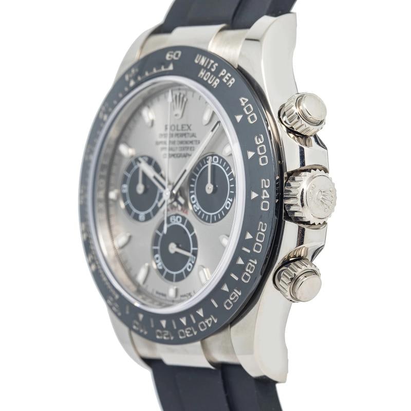 Rolex Daytona 116519LN 2019 Card 18k White Gold Silver Ghost Auto Men Watch 40mm - 3