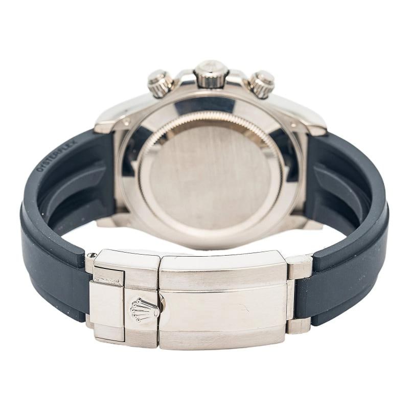 Rolex Daytona 116519LN 2019 Card 18k White Gold Silver Ghost Auto Men Watch 40mm - 5