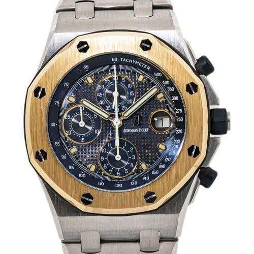 Audemars Piguet Royal Oak Offshore Vintage Rare 25721SA Blue Dial Mens Watch 42 - 5