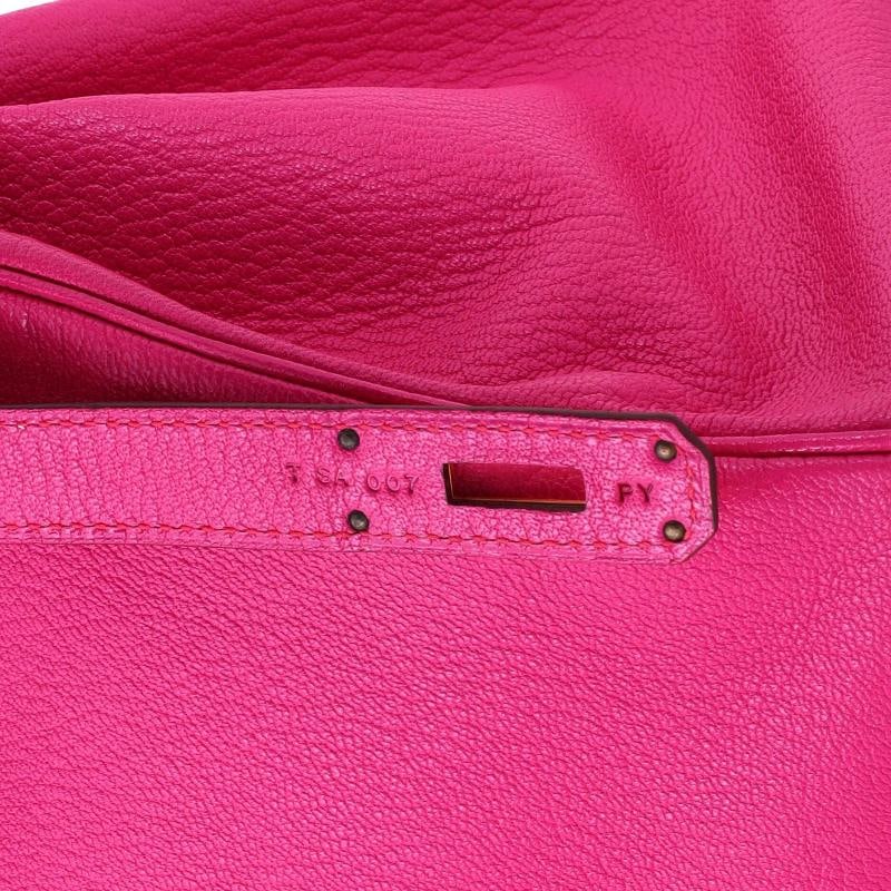 Hermes Birkin Handbag Pink Chevre Mysore with Brushed Gold Hardware 30 - 7