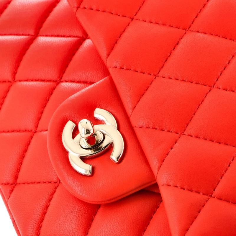 Chanel Classic Double Flap Bag Quilted Lambskin Medium - 6