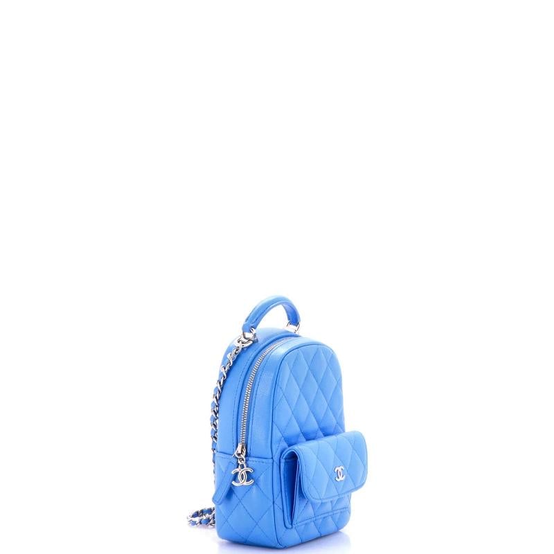 Chanel Classic CC Chain Pocket Backpack Quilted Caviar Mini - 2