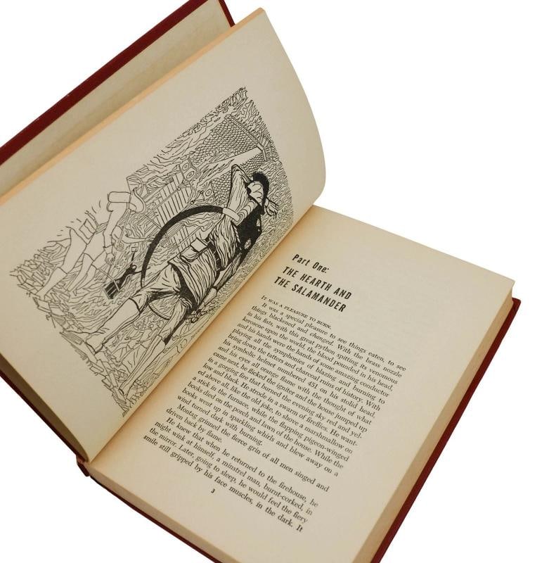 Fahrenheit 451 ~ SIGNED by RAY BRADBURY ~ First Edition ~ 1st Printing ~ 1953 - 8