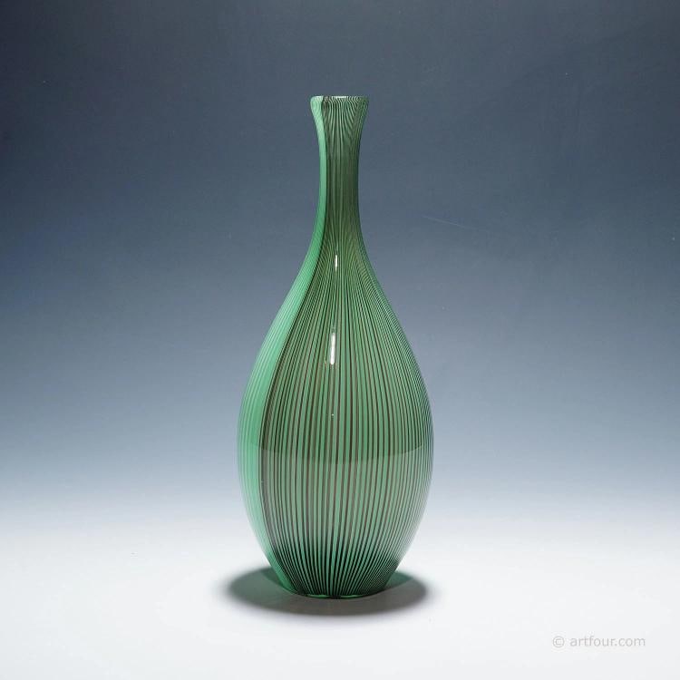 Large Tessuto Vase by Carlo Scarpa for Venini Murano - 3