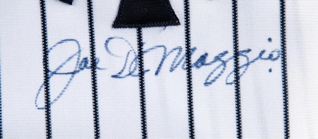 Joe Dimaggio Signed Autographed New York Yankees Game Model Jersey PSA DNA COA - 2