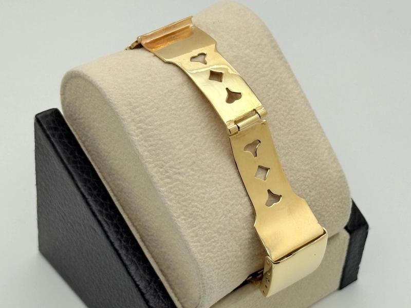 Vintage Rolex Precision Disco Volante 9919 36mm Tropical Dial Yellow Gold - 10