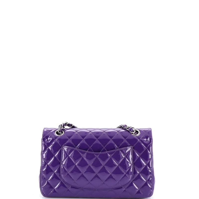 Chanel Classic Double Flap Bag Quilted Patent Medium - 3