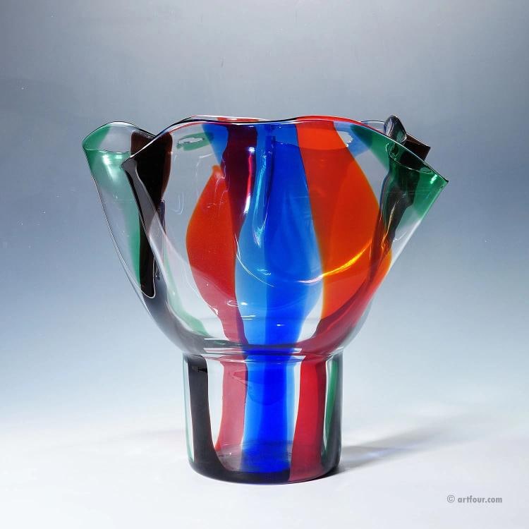 Large Venini Vase 'Kukinto', Designed by Timo Sarpaneva in 1991 - 2