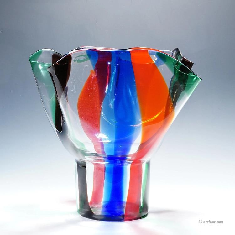Large Venini Vase 'Kukinto', Designed by Timo Sarpaneva in 1991 - 3