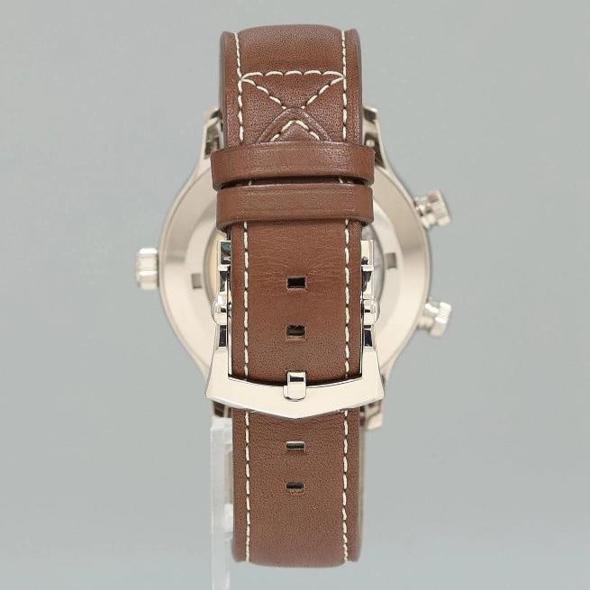 MINT 5524G Patek Philippe Blue Leather White Gold Travel Time 42mm Watch - 5