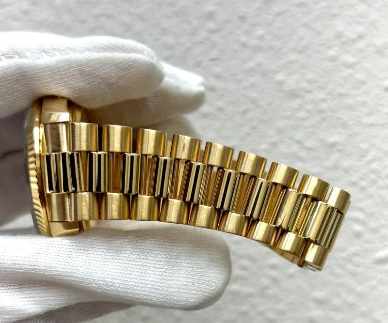 Rolex Day Date President 18038 36mm Black Dial 18K Yellow Gold - 6