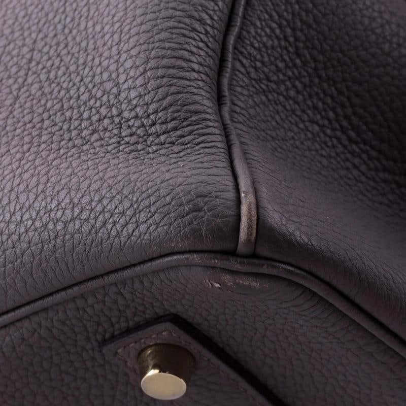 Hermes Birkin Handbag Grey Togo with Gold Hardware 35 - 7