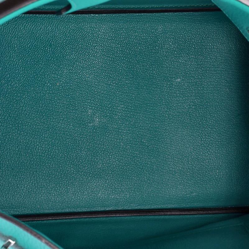 Hermes Birkin Handbag Blue Togo with Palladium Hardware 35 - 6