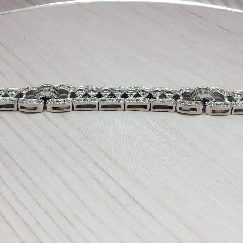 Diamond Bracelet in 14K White Gold - 6