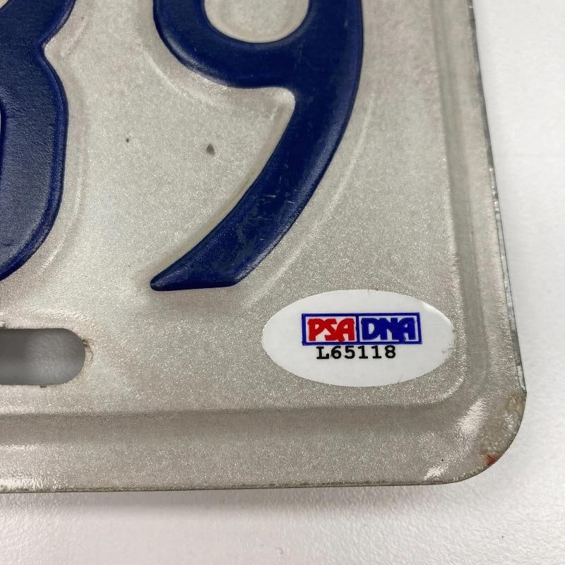 Johnny Cash Signed Autographed Texas License Plate PSA DNA COA - 3