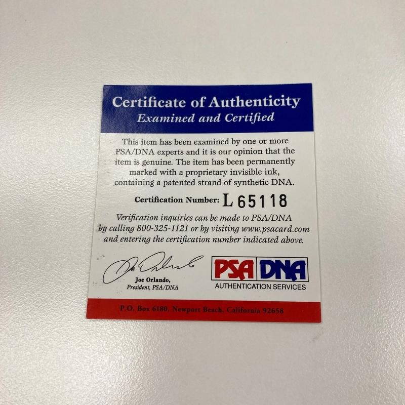 Johnny Cash Signed Autographed Texas License Plate PSA DNA COA - 4