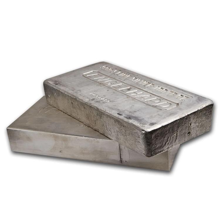 100 oz Silver Bar - Engelhard - 2