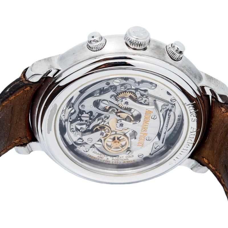 Audemars Piguet Tourbillon Chronograph 25909BC Manual 18k White Gold Watch 43mm - 6