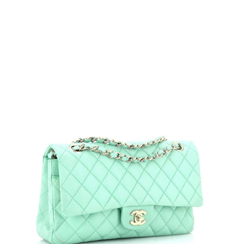 Chanel Classic Double Flap Bag Quilted Caviar Medium - 3