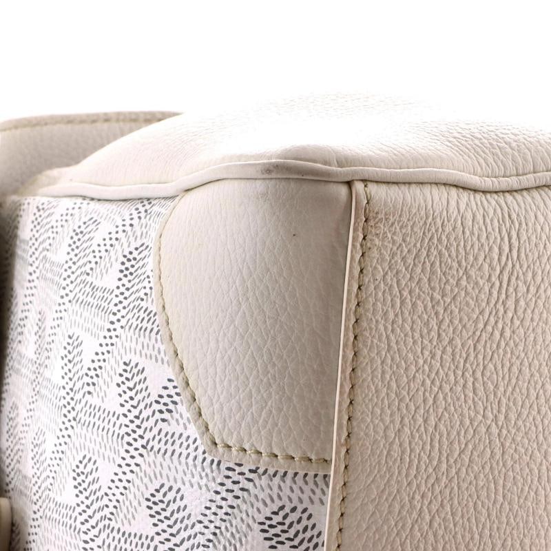 Goyard Saigon Top Handle Bag Coated Canvas with Leather Mini - 6