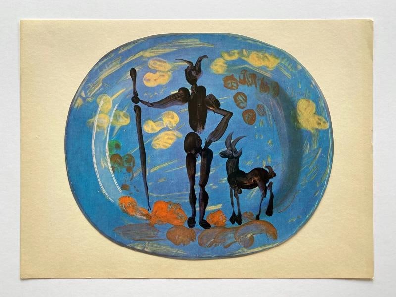 "CERAMICS BY PICASSO" RARE 1950 1ST ED MCM LITHOGRAPH PRINTS PORTFOLIO SET OF 14 - 8