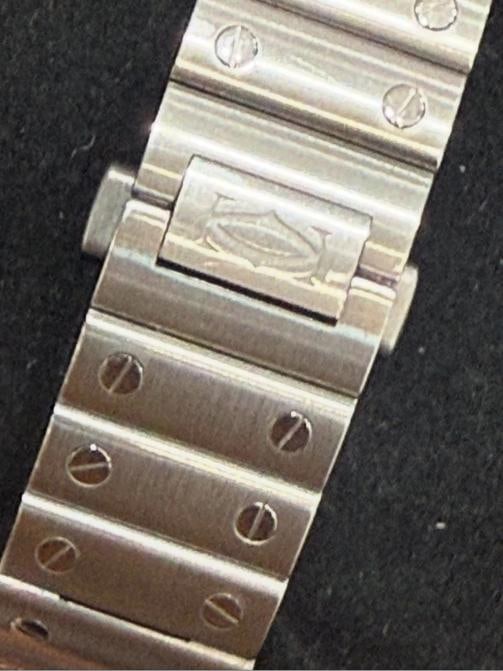 CARTIER MEDIUM SANTOS STAINLESS FACTORY DIAMOND BEZEL (2022) Ref. W4SA0005 - 6