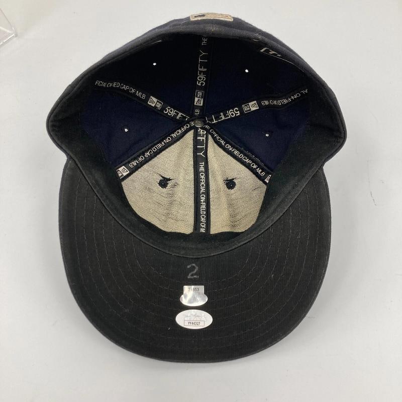 Derek Jeter Signed 2008 Game Used New York Yankees Baseball Hat JSA & Steiner - 5