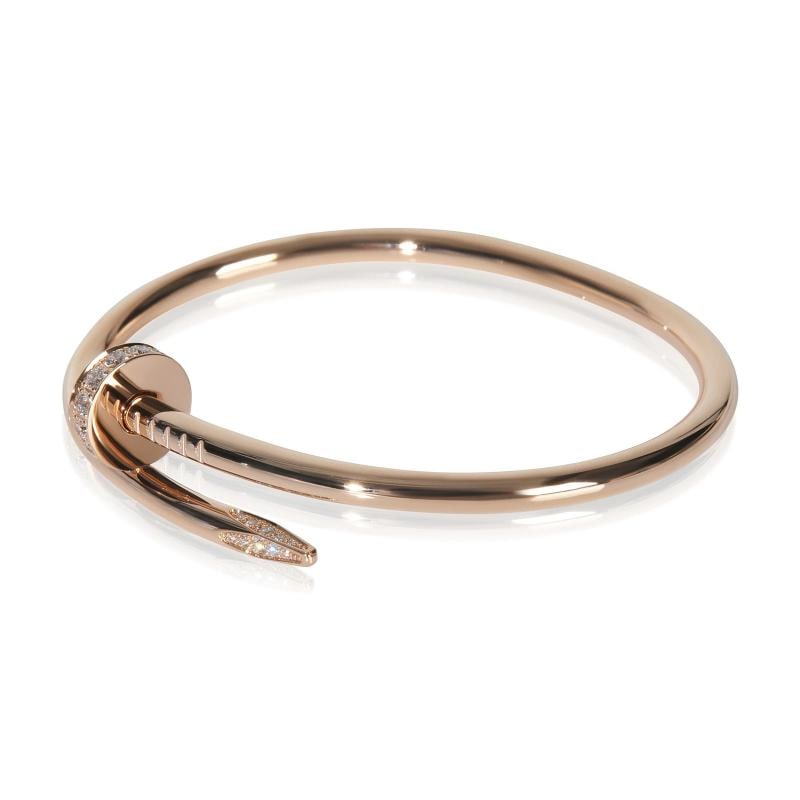 Cartier Rose Gold Diamond Juste Un Clou Bracelet - 2