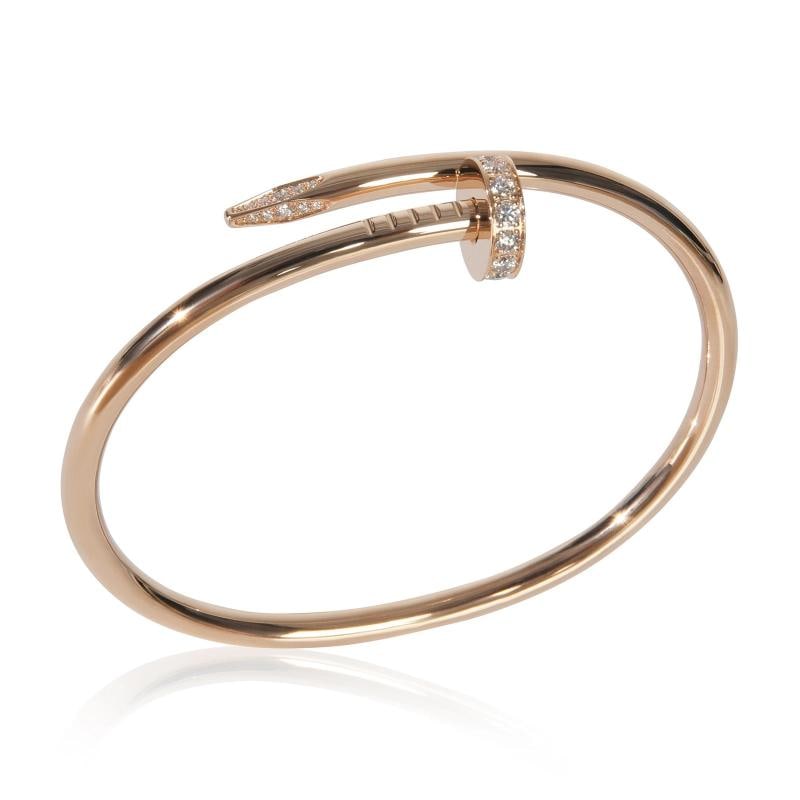 Cartier Rose Gold Diamond Juste Un Clou Bracelet - 4